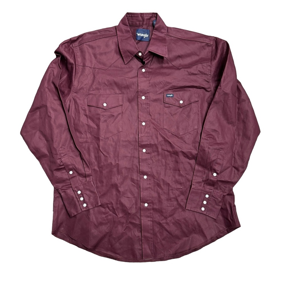 vintage wrangler pearl snap